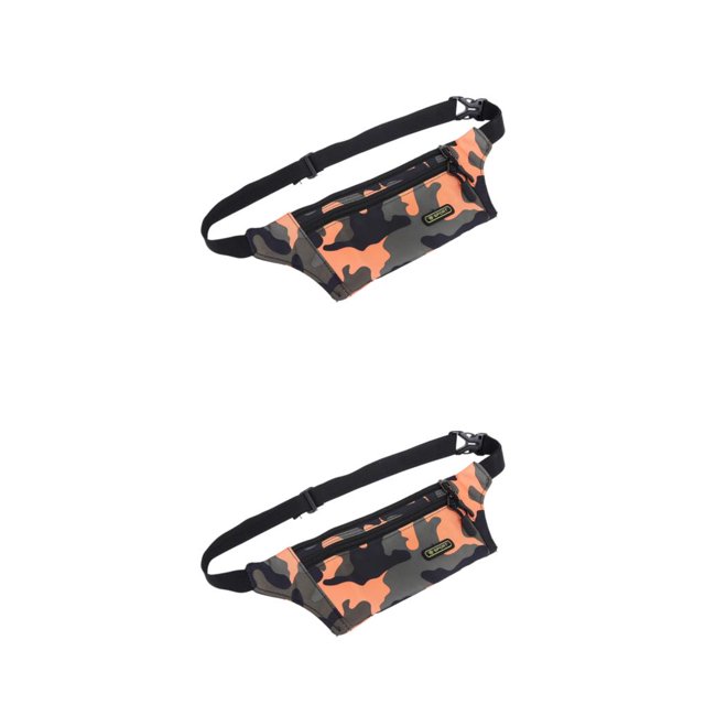 Guardurnaity Elegante y conveniente riñonera de moda para niños, niñas y niños, riñonera de camuflaje para niños y niñas, riñonera de viaje Type2 NO2