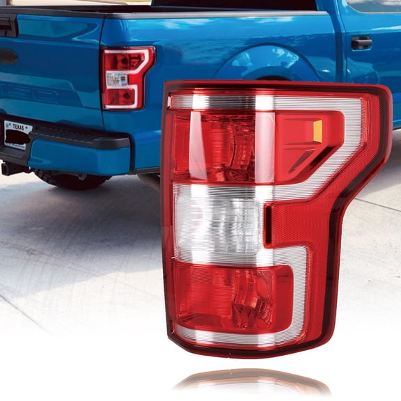 LABLT Rear Brake Tail Light Assembly Replacement for 2018 2019 2020 Ford F150 F-150 Right Passenger Side Tail Lamp Included Bulbs JL3Z13404H