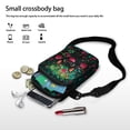 thumbnail image 7 of HELLHERO Shoulder Purse Black Cat Rose Lightweight Sling Bag for Adult, 7 of 7