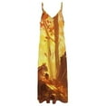 thumbnail image 4 of Funny Squirrel Design Sleeveless Dress Woman Fashion Long Dresses Women's Summer Suit Dress 2025, 4 of 7