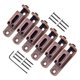 thumbnail image 3 of Juego de puente de guitarra con kit de herramientas, puente de rodillos individual para guitarra eléctrica Bronce, 3 of 9