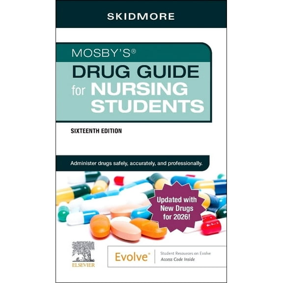 Mosby's Drug Guide for Nursing Students with 2026 Update, (Paperback)
