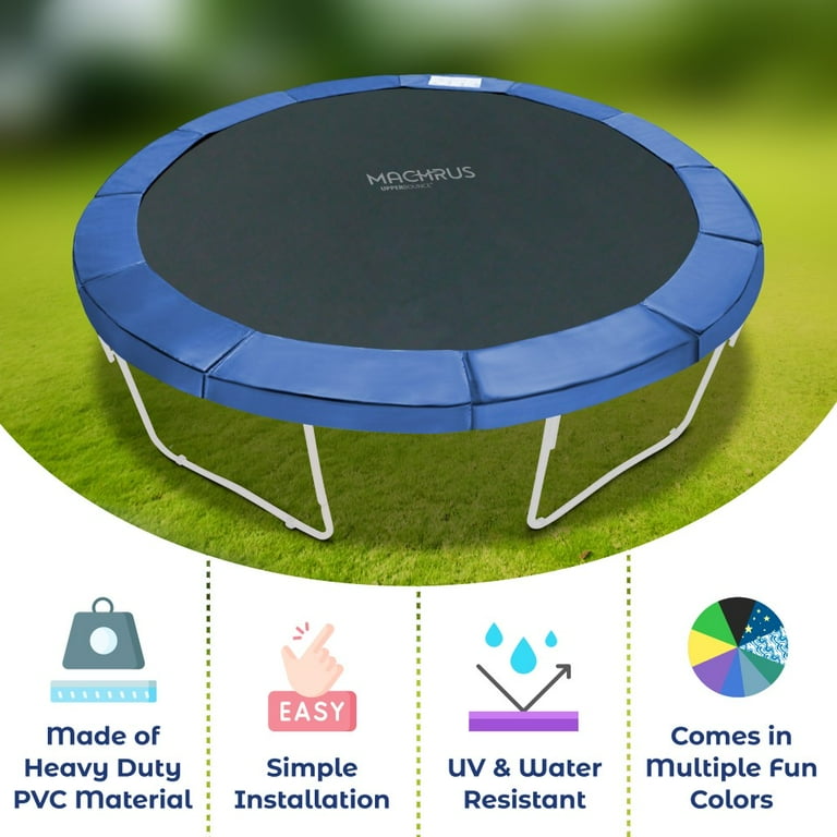 【YOURNUS】Uracan Matte Crop Padding Upper Bounce Trampoline Safety Pad for 13 Ft Square