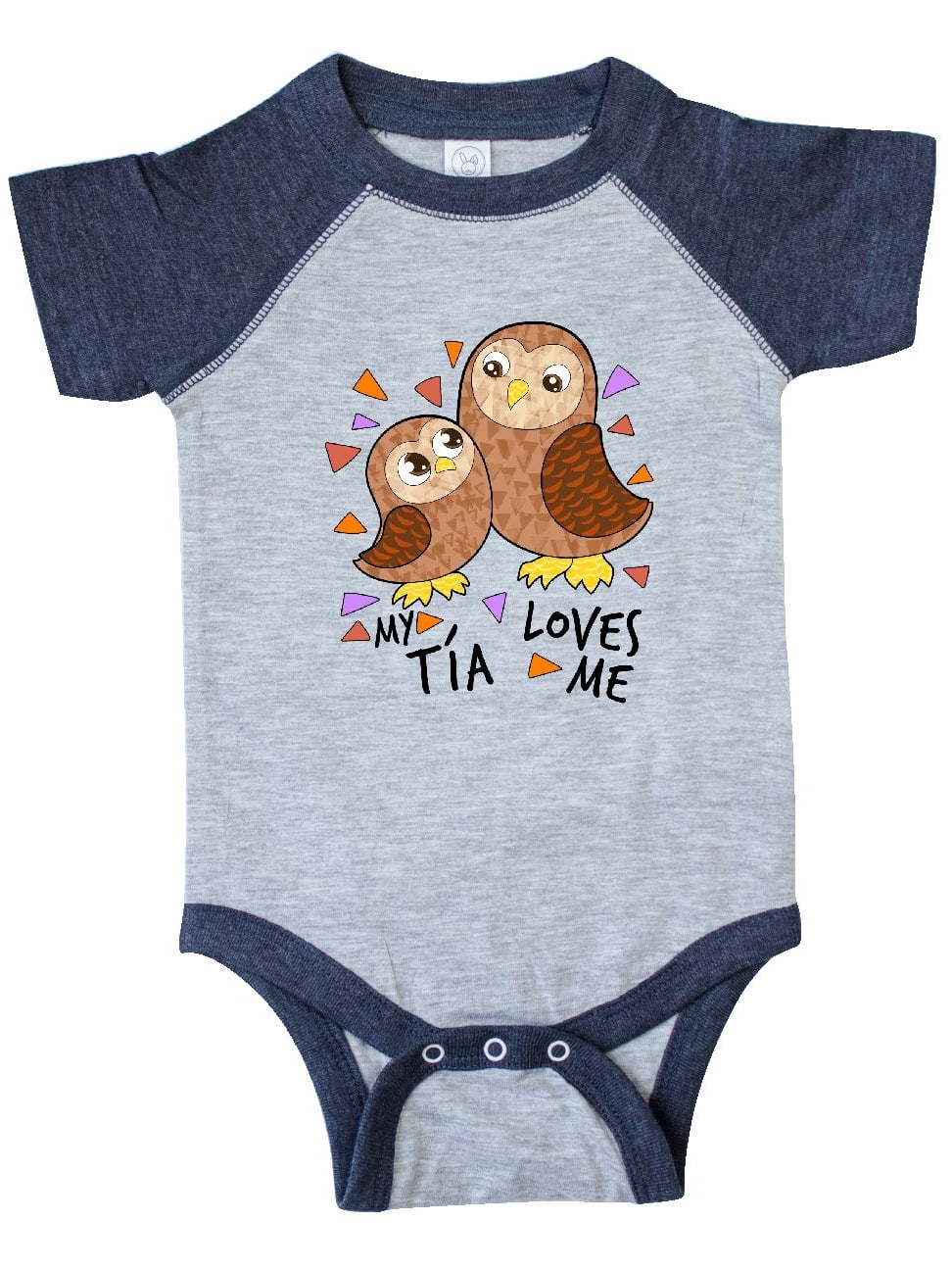 inktastic Daddy Loves Me Bunny Family Long Sleeve Creeper