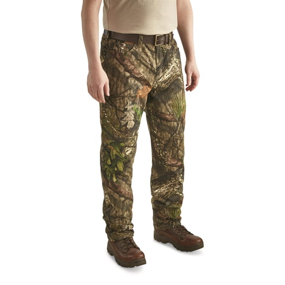 Guide Gear Men's Camo Lined Jeans Mossy Oak Break-Up Country W32 L30