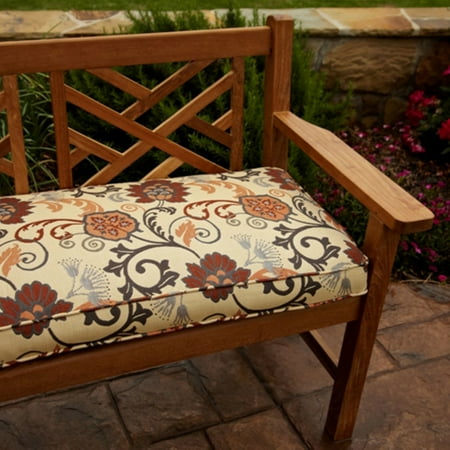 Mozaic Company Sunbrella Corded Indoor Outdoor Bench Cushion 4