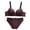 Coffee, variant on Women's Lace Underwear Set Daily Comfortable Breathable Nylon Bra and Briefs Multi-Pack of 2 Blue
