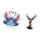 thumbnail image 5 of Estatua de escultura de cisne de resina acrílica, adorno de cabeza de ciervo, figura de ganso, adecuada para el Día de Valentín, aniversario de bo, 5 of 8