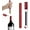 Red, variant on Wine Bottle Opener,  Air Pressure Wine Corkscrew With Cutting Wine Bottle Foil Knife, Effortlessly Open Wine Bottles Without Damaging Corks, Easy-to-Use(Black)