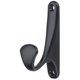 thumbnail image 1 of 6PCS Wall Mounted Coat Hooks, Retro Coat Hooks, Wall Mounted Metal Hooks, Black Robe Hooks, Towel Hook, Hat Hook, Door Hook for Bathroom Kitchen.., 1 of 5