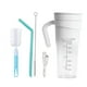 thumbnail image 3 of Exprimidor de frutas portátil, licuadora de hielo, práctico mezclador de jugo de frutas con carga USB Blanco, 3 of 9