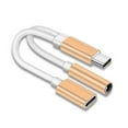 thumbnail image 1 of Wmool USB-C Type C To 3.5mm Aux o Charging Cable Adapter Splitter Head O4, 1 of 8
