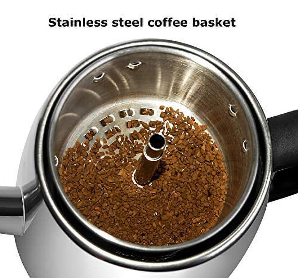 Mixpresso Electric Percolator Coffee Pot - Premium Quality 4 Cups