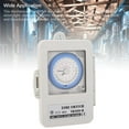 thumbnail image 4 of Mechanical Timer, Transparent Dust Cover 1.2V 40mAh Battery 24 Hour Time Switch  for Broadcasting Equipment, 4 of 7