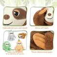 thumbnail image 5 of MaoGoLan Sloth Stuffed Animal Sloth Plush Toy Set 23.6-Inch Giant Mommy Sloth Plushie with 4 Soft Baby Sloths Inside Stuffed Sloth Toys, 5 of 9