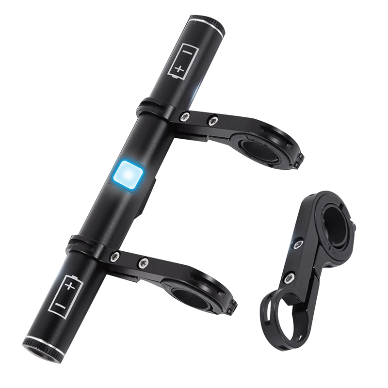 Bike Handlebar Extender USB Bicycle Handlebar Extension Mount Black