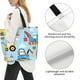 thumbnail image 3 of Balery Building Truck Bolsa Tote Estilo Estético con Cremalleras, Bolsa de Hombro, Bolsa de Compras Grande y Plegable, 3 of 8