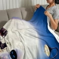 thumbnail image 3 of Wall E and Eve Blanket Flannel Throw for Bed Sofa Comfortable Birthday Gift, 3 of 7