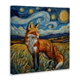 thumbnail image 2 of Stupell Industries Bohemian Swirling Impressionist Fox Canvas Art, 17 x 17, by The Wands Want, 2 of 8