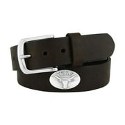 Zep-Pro  Texas Longhorns Concho Emblem Brown Belt Size 42