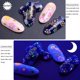 thumbnail image 3 of 24 hojas de pegatinas fluorescentes para decoración de uñas, autoadhesivas 3D con diseño de mariposas, flores, amor y frutas, herramientas de decoración DIY, accesorios para mujeres y niños., 3 of 5