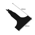 thumbnail image 1 of BTOER Saber Saw Blade Electric Reciprocating Saw Blade Metal Rust Removal Wall Scraper, 1 of 7