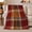 Tartan Throw, variant on Autumn Plaid Pumpkin Living Room Decorative Accent autumn celebration, Warm Flannel Blanket for Ranch House and Living Room, Festive autumn celebration Scene, Art Lovers autumn celebration Gift