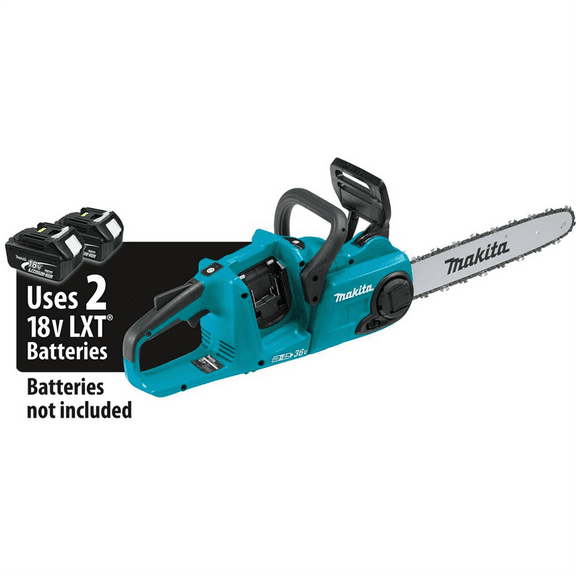 Makita 18V X2 LXT Lithium-Ion Battery Brushless Cordless 14 Inch Chain Saw Tool