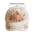 thumbnail image 5 of 3D Halloween Baseball Cap, Washed Adjustable Dad Hat, Unisex Cotton Halloween Hat for Women Men Fall Wearing Gift, 5 of 6