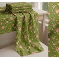 thumbnail image 6 of Soimoi Cotton Voile Fabric Leaves & Camellias Floral Printed Fabric 1 Yard 42 Inch Wide, 6 of 7