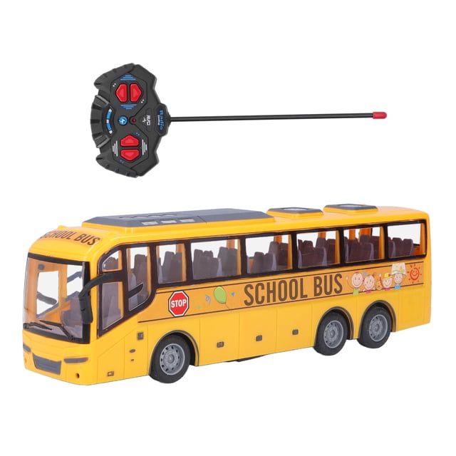 Autobús Escolar de RC, Autobús de Control Remoto de Regalo de Cumpeados Divertida para la Fiesta Navideña