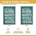 thumbnail image 3 of This Home Runs on Laughter Love a Whole Lot of Jesus Garden Flag, Double Sided Yard Outdoor Farmhouse Lawn Porch Decor Flag, Christian Religious Decor Flag, Bible Faith Housewarming Gifts, 3 of 6