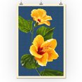 thumbnail image 3 of Yellow Hibiscus, Letterpress (24x36 Giclee Gallery Art Print, Vivid Textured Wall Decor), 3 of 3