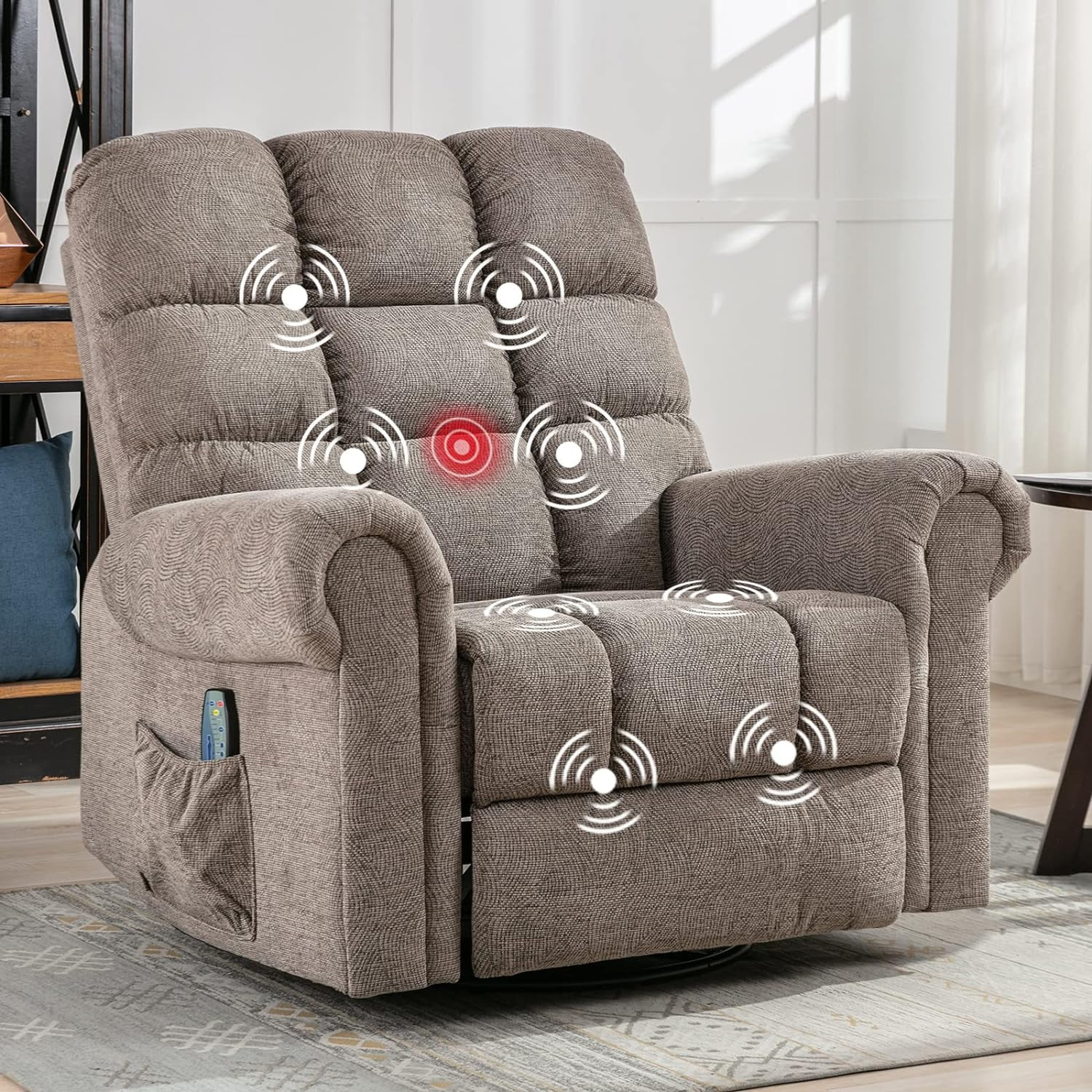 Recliner chairs for online large person