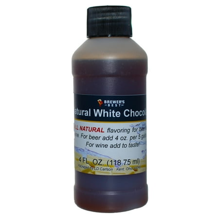 - Brewer's Best Natural Beer and Wine Fruit Flavoring (White Chocolate)