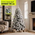 thumbnail image 2 of Árbol de Navidad Nevado Norway spruce con rama seca flocked snow Artego  incluye maleta - 190cm, 2 of 8