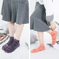 thumbnail image 7 of 5 Pairs Toe Socks for Women, Breathable Soft Ankle Socks Toe Separator Sock, Cotton Low Cut Five Finger Sock with Toes for Sports Working, 7 of 7