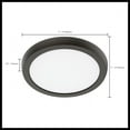 thumbnail image 4 of Blink Performer - Light Bronze / Dark Brown Utilitarian LED Aluminum Flush Mount Light, 4 of 11