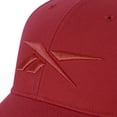 thumbnail image 3 of Gorra de béisbol Reebok Vector Snapback de 6 paneles roja para adulto, 3 of 5