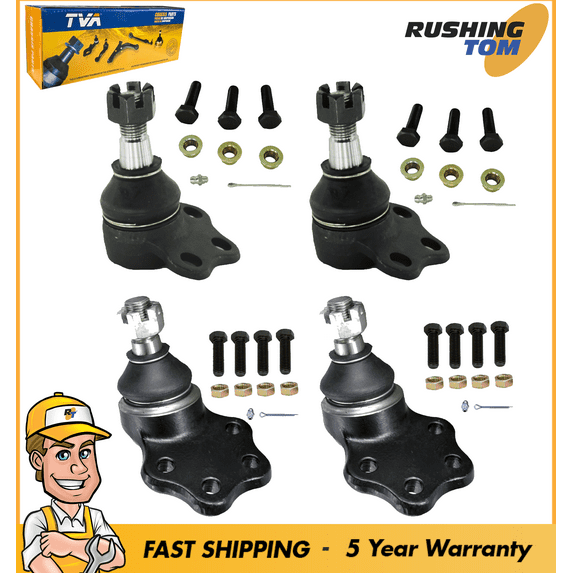 Upper & Lower Ball Joint Kit for 2000 2001 2002 2003 Dodge Durango Dakota RWD