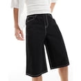 thumbnail image 5 of Baggy Jean Shorts for Men Casual Loose Fit Hip Hop Skateboard Denim Shorts, 5 of 6