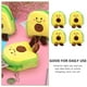 thumbnail image 4 of GOOHOCHY Monedero de felpa con forma de aguacate de 4 piezas Monedero encantador Monedero elegante para niña, 4 of 7