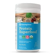Amazing Grass Plant Protein Superfood Powder, Vanilla, 20g Protein, 1.4 Lb