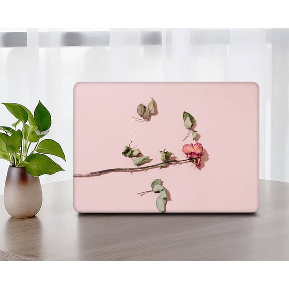 KSK KAISHEK Hard Case Shell Cover Compatible with Newest MacBook Pro 15" 2019-2016 A1990&A1707 + Black Keyboard Cover, Rose series 0274