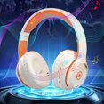 thumbnail image 5 of Bluetooth Headphones, 120H Playtime Headphones Wireless Bluetooth with 3 EQ Modes, Low Latency, Hands-Free Calls, Over Ear Headphones for Travel Home Office Cellphone PC, 5 of 5