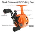 thumbnail image 3 of Ice Fishing Reel Large Spool Diameter 3+1 Metal Spool Coil Smooth Bait, 3 of 10