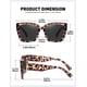 thumbnail image 3 of Gafas de sol polarizadas MEETSUN UV400 grises para usar sobre gafas, 3 of 7