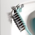 thumbnail image 4 of Flexible Angle Toilet Cleaning Brush, No Installation Bathroom Scrubber - Bendable Neck Scrubber With Stand, Under-Rim Cleaner For Porcelain Fixtures, 4 of 4