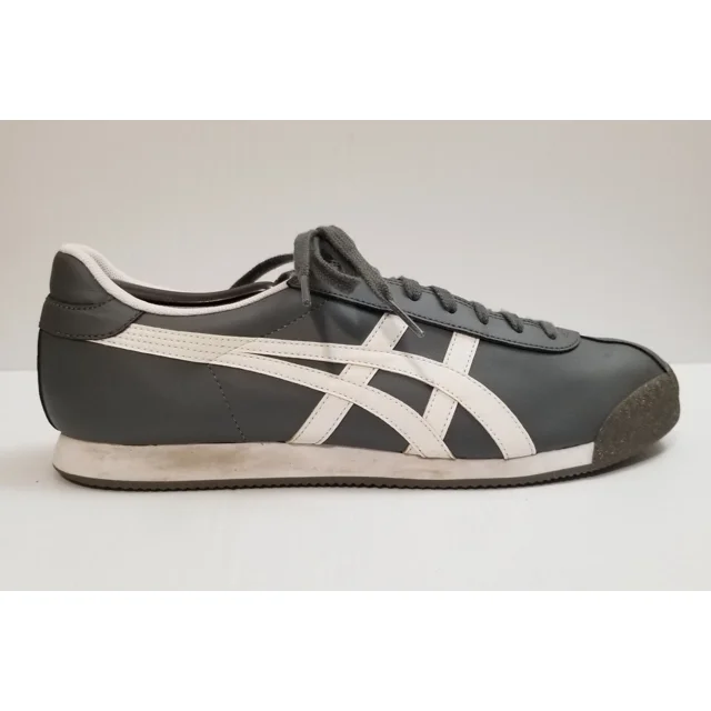 Vintage Rare! Asics Onitsuka Tiger Mens Shoes size10 D436L Gray White Sneakers