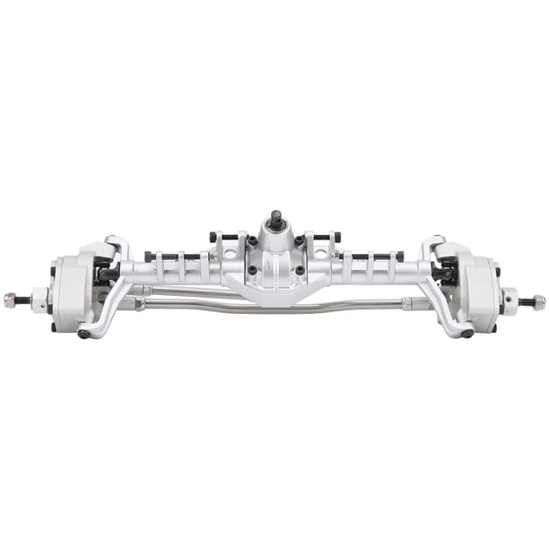 Eje Delantero RC, Conveniente De Usar Material Duradero De Metal Eje Delantero RC De Metal, Para Rastreadores De Control Remoto Axial Capra 1.9 UTB Reparación Y Reemplazo Del OTVIAP Plata
